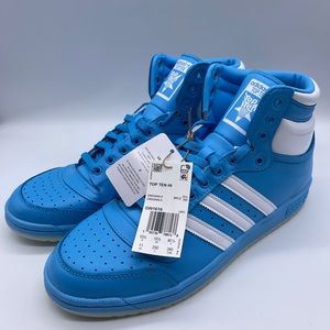 Adidas Top Ten Hi Shoes Sky Rush Blue White GW1616 Men's Multi Size NEW - Sz 11